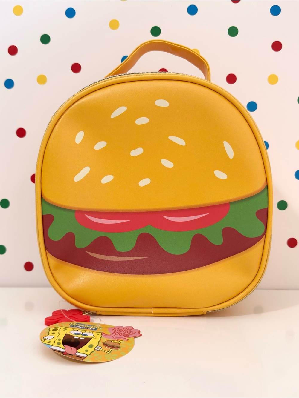 Wet n Wild SpongeBob SquarePants Krabby Patty Cosmetic/Makeup Bag